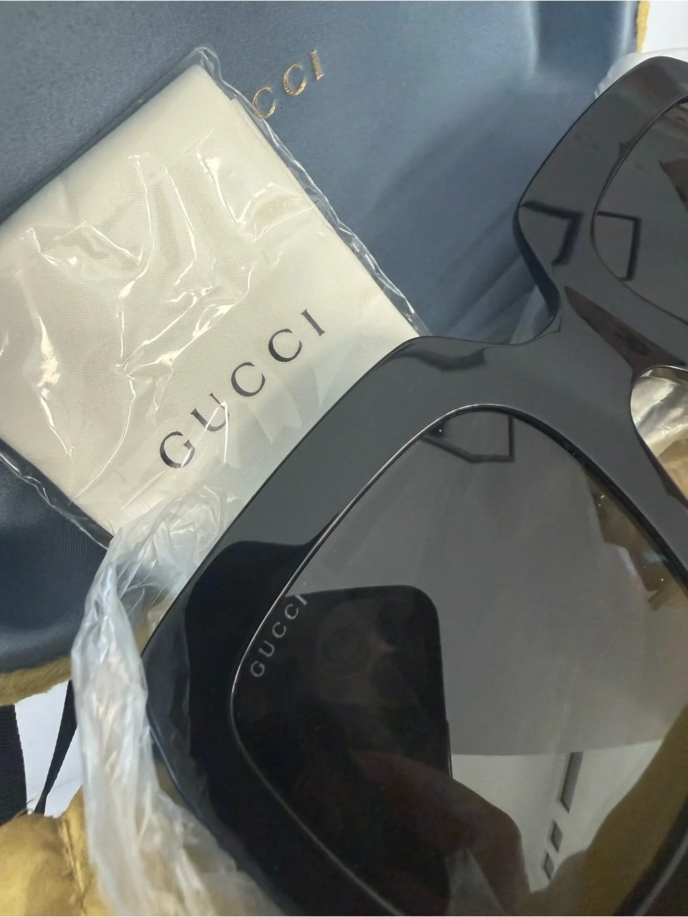 Authentic Gucci Black Sunglasses